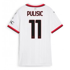 AC Milan Christian Pulisic #11 Bortatröja Dam 2024-25 Korta ärmar